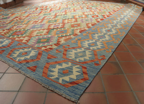 Handmade Afghan Kilim - 307992