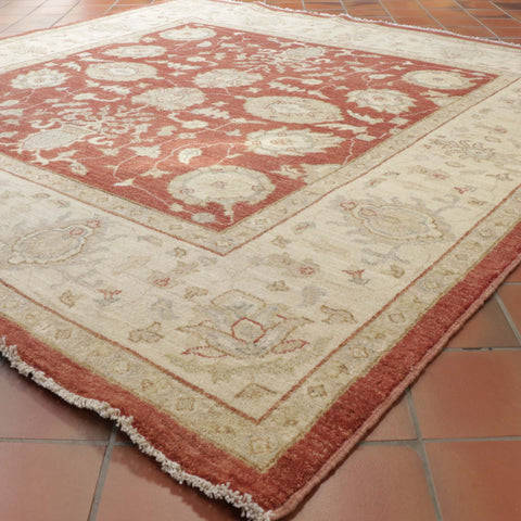 Handmade Afghan Ziegler square rug - 308070