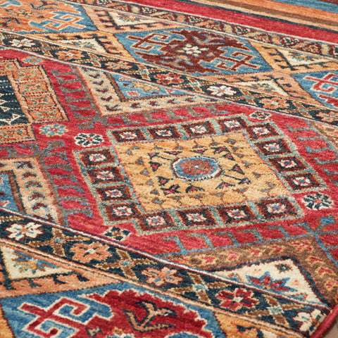 Handmade Afghan Kharjeen carpet - 308086