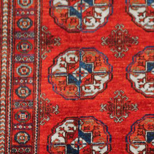 Handmade Afghan Ersari rug - ENR308102