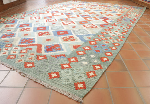 Handmade Afghan Kilim - 308110