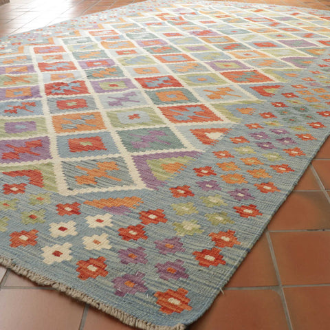 Handmade Afghan Kilim rug - 308113