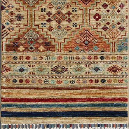 Handmade fine Afghan Samarkand runner - ENR308166