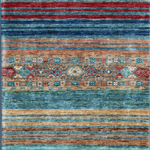 Handmade fine Afghan Samarkand runner - ENR308179