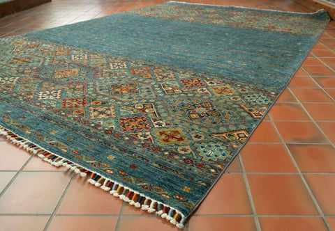 Handmade fine Afghan Samarkand rug - 308226