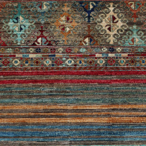 Handmade fine Afghan Samarkand rug - ENR308285