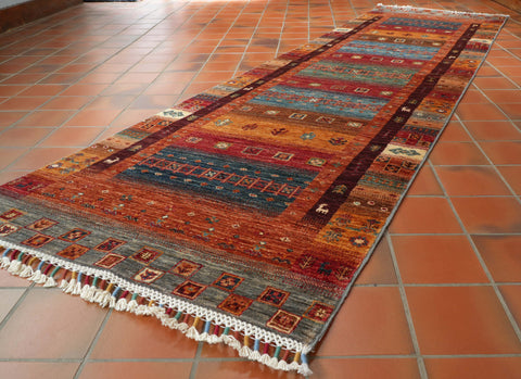 Handmade Afghan Kharjeen runner - 308320