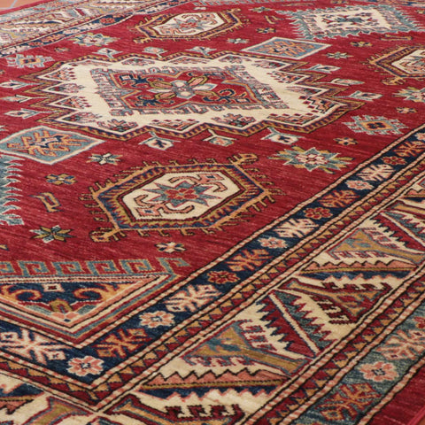 Handmade fine Afghan Kazak rug - 308327