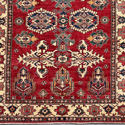 Handmade fine Afghan Kazak rug - ENR308328