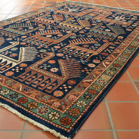 Handmade Afghan Choeb Rang rug - 308339