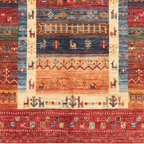 Handmade Afghan Loribaft rug - ENR308397