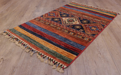 Handmade Afghan Kharjeen rug - 308448