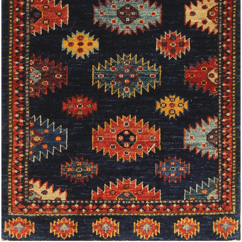 Handmade Afghan Ersari rug - ENR308472