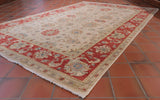 Extra fine handmade Afghan Ziegler rug - 308477