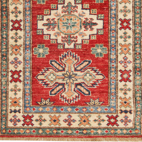 Handmade fine Afghan Kazak rug - ENR308491