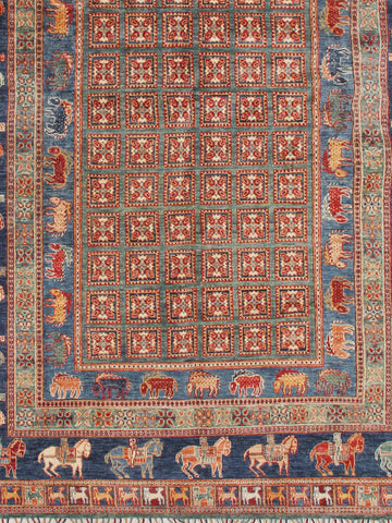 Handmade Afghan Kharjeen rug - ENR308518