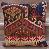 Small Handmade Turkish kilim cushion - 308576