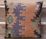 Large Handmade Turkish kilim cushion - 308671