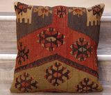 Large Handmade Turkish kilim cushion - 308676