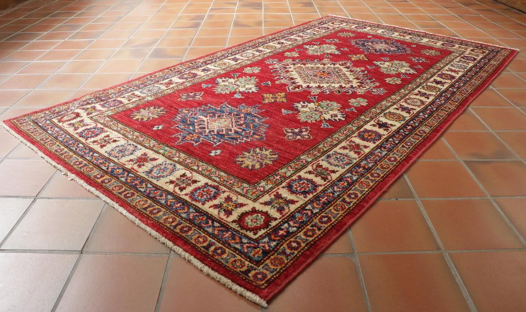 Handmade Afghan Kazak rug - 308689