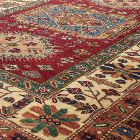 Handmade Afghan Kazak rug - 308712