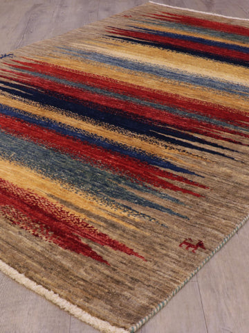 Handmade Afghan Loribaft rug - 308776