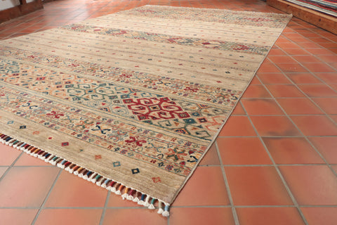 Handmade fine Afghan Samarkand carpet - 308791