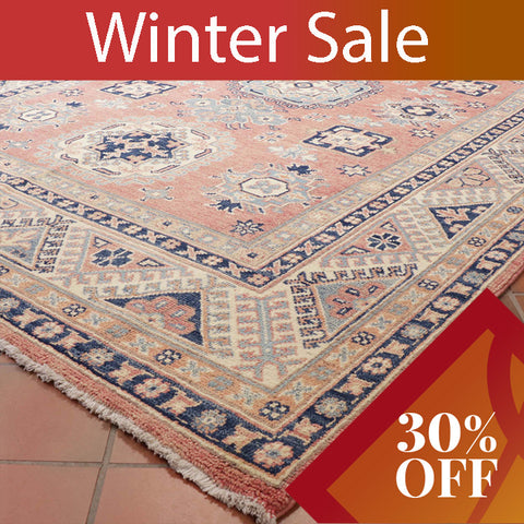 Handmade Comm Afghan Kazak rug - 30825799