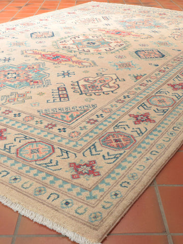 Handmade Luxury Commercial  Afghan Kazak - 308818