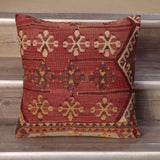 Medium handmade Turkish kilim cushion - 308876