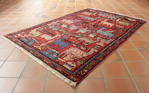 Handmade Oriental Nahavend rug - 308979