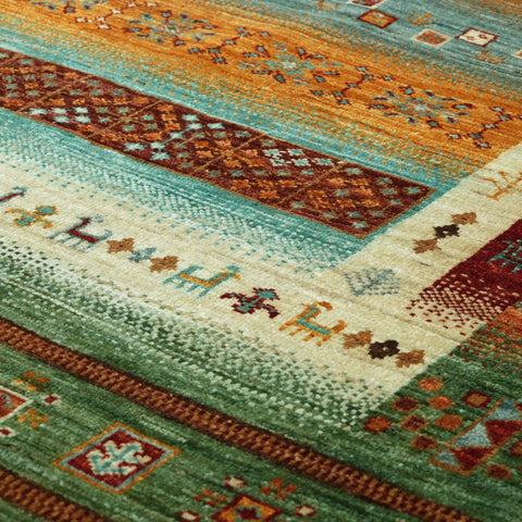 Handmade Afghan Loribaft rug - 308981