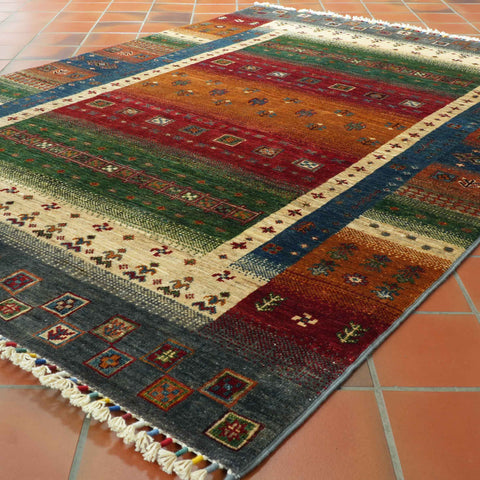 Handmade Afghan Loribaft rug - 308982