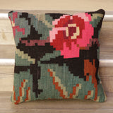 Small Handmade Moldovan kilim cushion - 309008