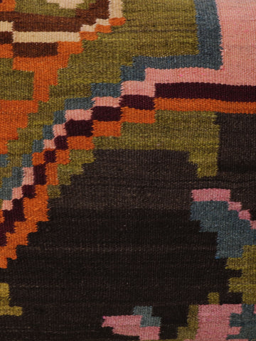 Large Handmade Moldovan kilim cushion - 309011d