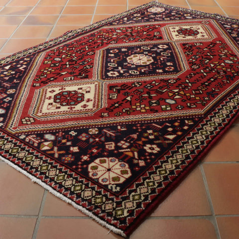 Handmade Oriental Abadeh rug - 309026