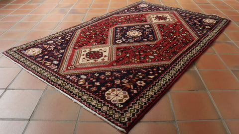 Handmade Oriental Abadeh rug - 309026