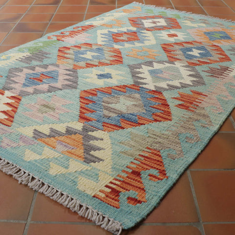 Handmade Afghan Kilim rug - 309052