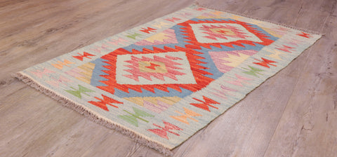 Handmade Afghan Kilim - 309067