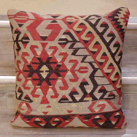 Large Handmade Turkish kilim cushion - 309080