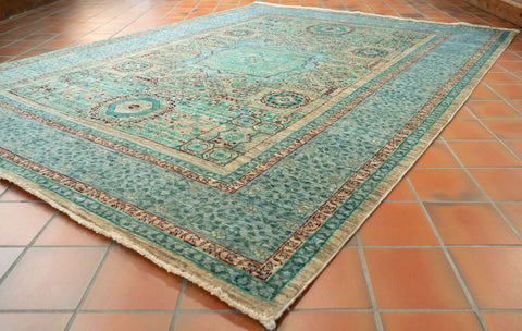 Handmade fine Afghan Mamluk rug - 309154