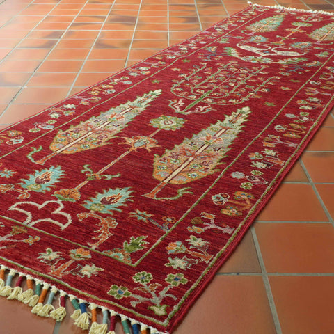 Handmade Afghan Kharjeen runner - 309173