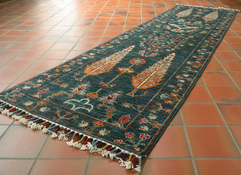 Handmade Afghan Kharjeen runner - 309174