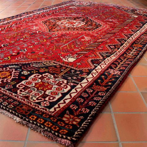 Handmade Persian Qashqai rug - 309197