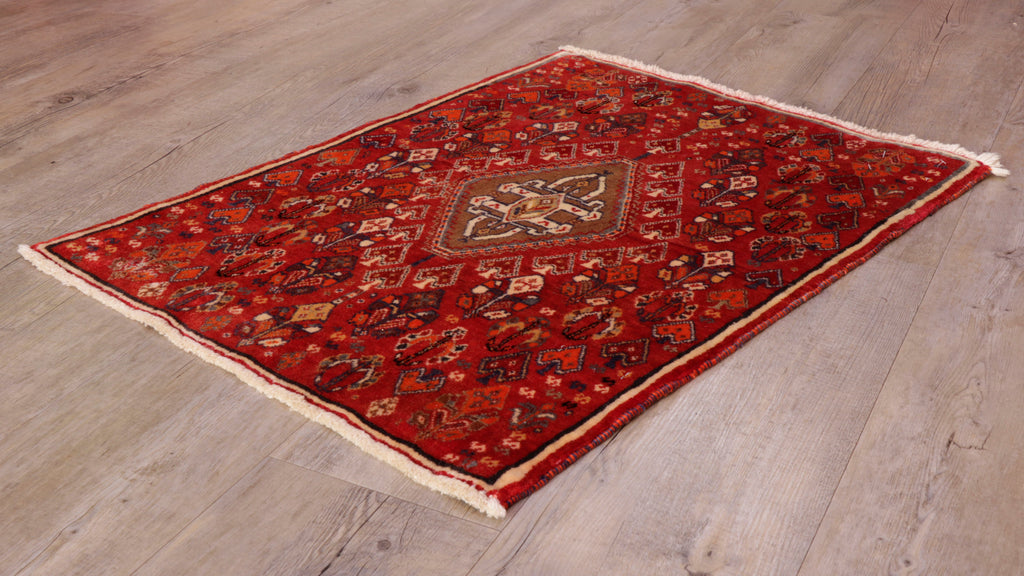 Handmade fine Persian Qashqai rug - 309202