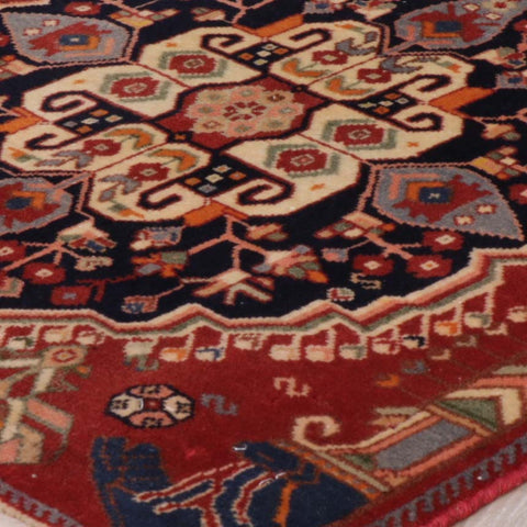 Handmade Persian Qashqai square - 309210