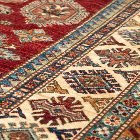 Handmade fine Afghan Kazak rug - 309226