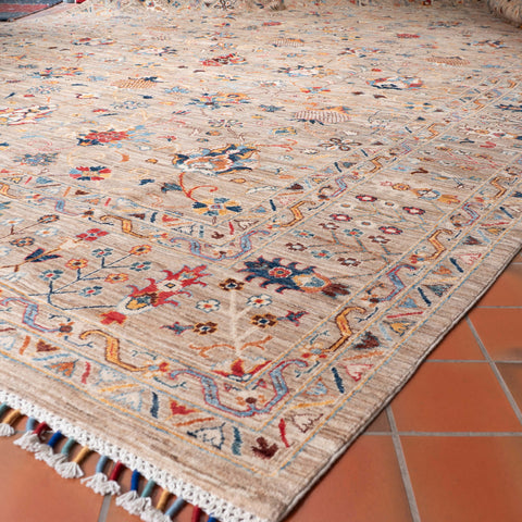 Handmade Afghan Sultani oversized carpet - 309234