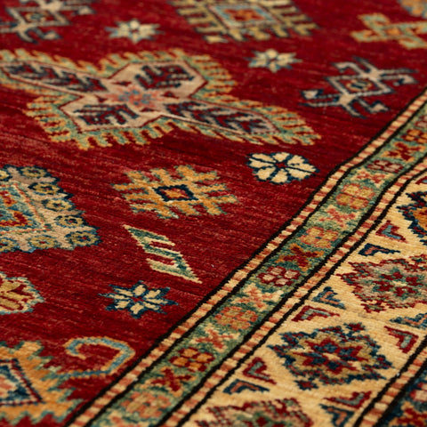 Handmade fine Afghan Kazak runner - 309250