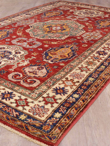 Handmade fine Afghan Kazak rug - 309268